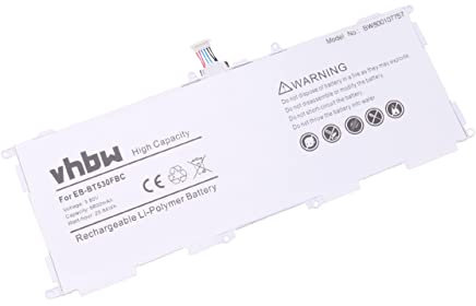 vhbw batteria compatibile con Samsung Galaxy Tab SM-T533, SM-T535, SM-T537, SM-T537R4 notebook (6800mAh, 3,8V, Li-Poly)