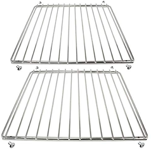 Spares2go Adjustable Fixed Arm Grill Shelf for Universal Oven Cooker & Grill (310 x 340-530mm, Pack of 2)
