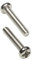 Flachkopfschraube 9255 UNC 4-40 Zollschraube verchromt für Befestigung Panel Mount Kabel Frontplattenmontage