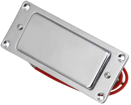 lovermusic versiegelt Mini Humbucker Tonabnehmer Set Fit E-Gitarre 7,2 K Widerstand silber