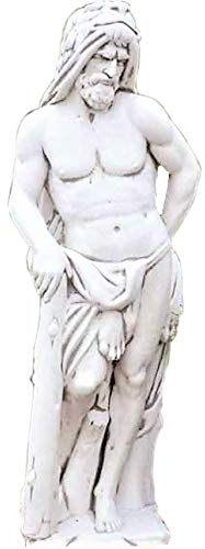 Antikes Wohndesign Parkfigur Dekofigur Teichfigur Skulptur Gartenfigur Griechische Steinfigur