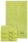 Sansibar 4er Set Gästetuch 30x50 cm – Saugstarkes Frotteetuch aus 100 % Baumwolle – Oeko-TEX Zertifiziert– Sylt-Design mit gesticktem Säbel-Logo – Grün