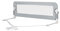 COSTWAY Bettgitter klappbar, Bettschutzgitter mit verstellbaren Riemen, abnehmbarer & waschbarer Stoffhülle, EIN-Klick-Faltung, Rausfallschutz 180°faltbar für Kinderbett, Boxspringbett(Grau, 120x42cm)