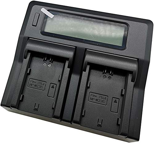 Quick LCD-Display Batterie Chargeur Compatible pour Fuji Fujifilm X-T4 XT4 NP-W235 NPW235 BC-W235 Camera