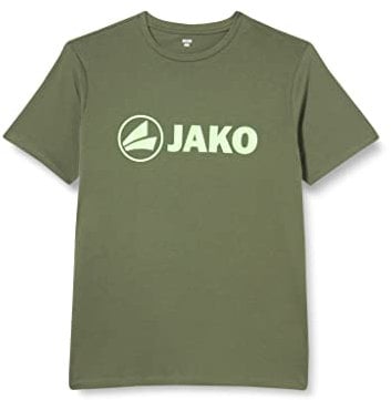 JAKO Herren T-Shirt Promo, Khaki/Neongrün, S