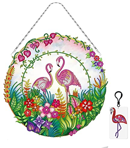EXQULEG 5D Diamond Painting,DIY Türkranz Weihnachten,Diamant Malerei Kranz Deko Weihnachten Diamant Malerei Bilder für Kinder Wand Und Eingang Ornamente (YH05)