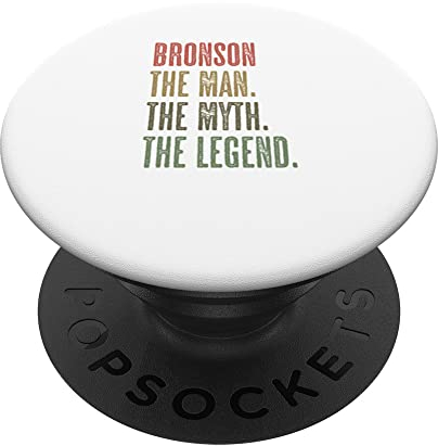 BRONSON the Man the Myth the LEGEND | Mythos Legende Name - PopSockets mit austauschbarem PopGrip
