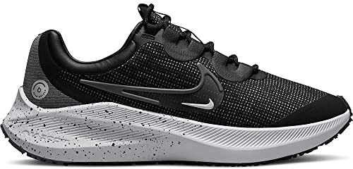 NIKE Womens Zoom Winflo 8 Shield Running Trainers DC3730 Sneakers Shoes (UK 4.5 US 7 EU 38, Black Iron Grey 001)