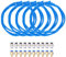 5 STÜCKE PTFE Rohre mit 20 STÜCK PC4 M10 Pneumatic Fittings PTFE Rohr Pneumatikfittings PC4-M6 PC4-M10 für 3D Drucker 1,75 mm Filament