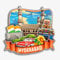 Hyderabad India Fridge Magnet Wooden Collection 3D Wood Handmade Travel City Souvenirs Refrigerator Magnet Home Decoration Gift -780