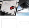 Yeapop 2Pcs Silicone Protector Frames of Screen and Rear View Mirror for Tesla Model 3 2017-2023 and Model Y 2019-Feb.2025. (White)