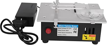 Mini TischkreissäGe 96w Tragbare PräZisionstischsäGen 7-Gang KreissäGeblatt HöHenverstellbar TischfräSmaschine FüR Holz Metall Kunststoff Schneiden