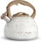 POLIVIAR Stove Top Tea Kettle,Stainless Steel Stovetop Kettle 2.7 L, Audible Whistling Kettle, Tea Kettle Anti-Rust and Anti Hot Handle, Suitable for All Heat Sources