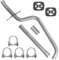 Schalldämpferset Auspuff Abgasrohr für Seat Altea XL 1 I 2006-12/2010 1.9 TDI 2.0 TDI