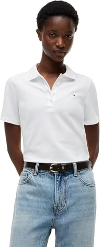 Tommy Hilfiger Damen Poloshirt Kurzarm 1985 Polo Slim Fit