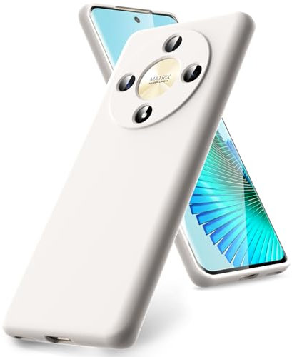 Vansdon Coque Compatible avec Honor Magic 6 Lite 5G, Housse Souple en TPU en Silicone Liquide, Housse en Caoutchouc Antichoc - Stone