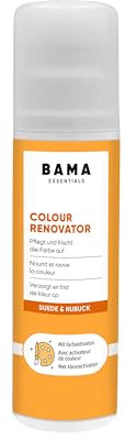 Bama Colour Renovator Soin pour daim et nubuck - Ravive la couleur et nourrit le cuir - Pour chaussures, bottes et accessoires en daim - Applicateur éponge facile - Bleu, 75 ml