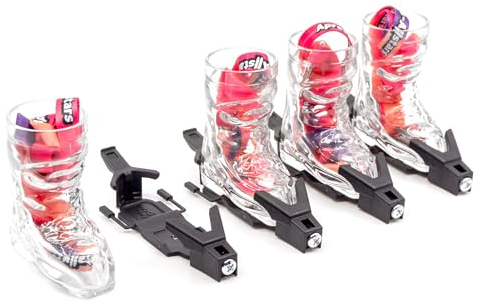 WELTNEUHEIT 4 Stück Schnapsglas in Ski Form mit Bindung ! Der absolute Hingucker auf jeder ApresSki Party. Perfekt als Geburtstagsgeschenk oder einfach so! 4cl schwarz…