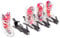 Deggelbam Set di 4 bicchierini da liquore a forma di sci con rilegatura. L'assoluto eye-catcher ad ogni festa ApresSki. Perfetto come regalo di compleanno o semplicemente perché! 4cl nero
