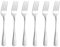 Stainless Steel Dinner Forks Set of 6 Table Forks - Mirror Polished Cutlery for Home, Kitchen & Restaurant