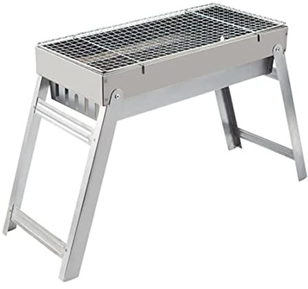 Parrilla de Barbacoa PortáTil Parrilla de CarbóN Plegable Mesa de Escritorio Parrilla de Barbacoa para JardíN Senderismo Picnics Camping Barbacoa