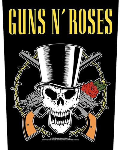 Guns N' Roses Skull & Guns Back Patch One Size