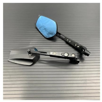 CRJIMX Motorrad Rückspiegel Universell 8 Mm Und 10 Mm Bolzenloch Verstellbarer Rückspiegel Seitenspiegel Seitenspiegel