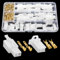YIXISI 120 Pezzi 2.8mm Kit di Connettori Elettrici per Auto, 2 Pin Kit Connettore e Terminali da Crimpare, Connettori per Cavi Elettrici per Automobili, per Auto e Moto (Bianco)