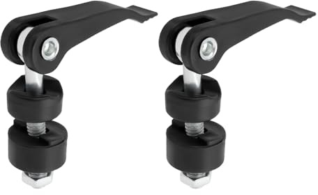 eMagTech Lot de 2 boulons de verrouillage pour poignée de 45 x 6 mm - Pour tondeuse à gazon - Poignée triangulaire