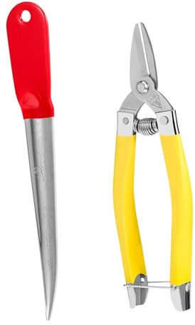 KALLORY 1Satz Werkzeug Zur Reparatur Von Rattanmöbeln Korbreparatur Mit Hebelwerkzeug Für Gurtbänder Für Flechten Und Reparieren Von Handgefertigten Möbeln