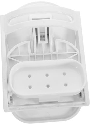 Holibanna Duschfußstütze Zum Rasieren Fußstütze Für Dusche Mit Saugnapf Duschpedal Aus Kunststoff Faltbare Fußstütze Fürs Badezimmer Mit Seifenhalter