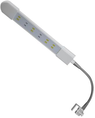 ibasenice 1 Stück Lampe für Aquarienbeleuchtung Aquariumbeleuchtung licht Aquarium Lampe Aquarium-Clip-Licht Lampe für Wasserpflanzen geführte Aquarienlampe PVC Weiß