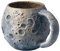 Tazza in resina lunare, bicchiere decorativo unico per uso interno in casa Mzp981 (Grey, 10cm)