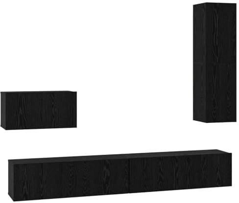 vidaXL Cube shelf with adjustable shelves - for wall mounting, perfect for your living room, chic organiser for indoors, rectangular design for furniture, bring order to your room