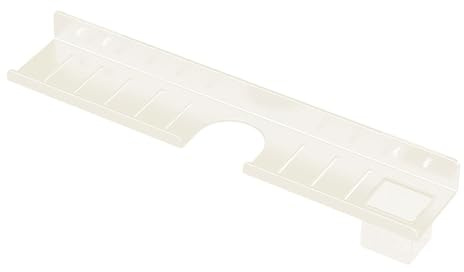 FytStycale Mensola Lavabo Bagno Scaffale sopra Lavandino Ripiano Porta Shampoo Organizzatore Parete Alluminio PP Leggero Salvaspazio Adatta per Bagno Davanti SPE, Bianco Crema