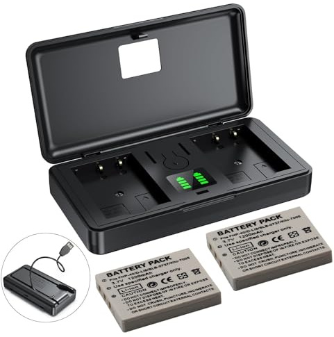 Multi-function charger with two batteries NP-40 (1200mAh) For Fuji F402/F455/F460/F470/F480/F610/F650/F700/F710/F810 Z1/Z2/Z3/Z5 V10/V3 J50 cameras