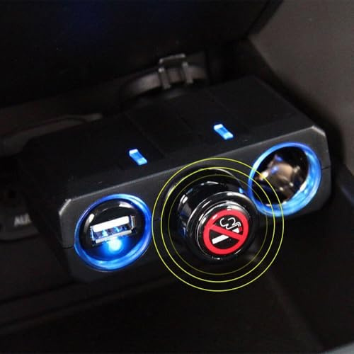 2 Stück Auto-Steckdosenabdeckkappe, 21 mm schwarzer Kunststoff-Staubschutz für 12 V/24 V Steckdose, Kindersicherung