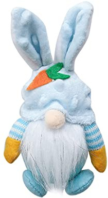 Stofftiere wichtel 2er Set Bunt Gestreift Hase Ohren Rosa Grün Lila Dekoration für Wohnzimmer Party A 05 A