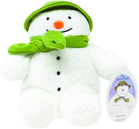 Rainbow Designs Snowman Bean Toy for Newborn 15cm (White)