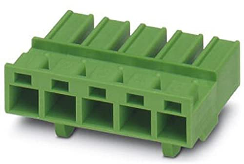 PHOENIX CONTACT PCC 49-ST-7.62 PCB connector, nominal cross-section 4 mm², green, number of connections 9, article family PCC 4..-ST, pitch 7.62 mm, 50 pieces