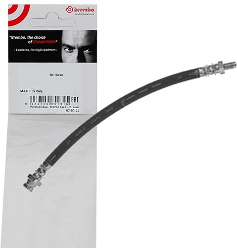 BREMBO Bremsschlauch T54014 Länge: 260mm, | Kompatibel mit: MITSUBISHI COLT III, ECLIPSE I, GALANT IV, GALANT IV Station Wagon, GALANT V, GALANT VI, GALANT VI Stufenheck