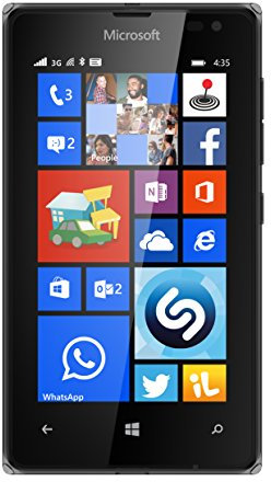 Microsoft A00023418 - Smartphone de 4 (800 x 480 píxeles, LCD, 1.2 GHz, Qualcomm Snapdragon, 1024 MB, 8 GB), color negro