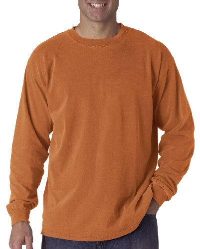 Comfort Colors by Chouinard Long Sleeve T-Shirt, Burnt Orange, Large (US)
