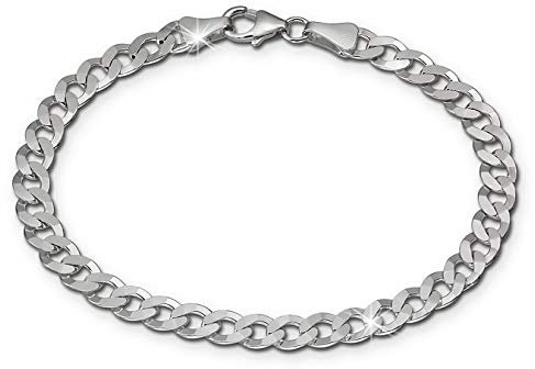SilberDream Armschmuck 19cm silber Armband flach Damen Herren Silber SDA2379J Silber Armband