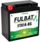 Batterie moto Fulbat - Etanche au Gel - FTX14-BS / YTX14-BS / BTX14 - 12V / 12Ah