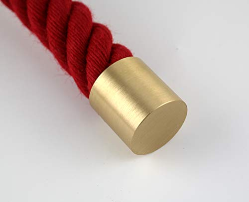 Unbekannt Capuchon de corde en laiton mat pour corde de main courante de 30 mm (main courante / corde d'arrêt)