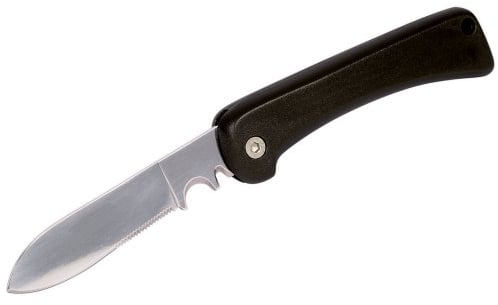 wolfcraft Cable Knife with Plastic Handle I 4122000 I for Stripping Cables and Wires