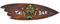 Tiki Bar Surfboard 60cm Deko für Ihren Lounge Bereich Surfbrett Tiki Südsee Holzschild