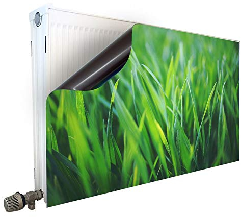 Smagnon Magnet Heizkörperverkleidung Heizkörperabdeckung Heizung Schutz Motiv Gras, Heizkörper Höhe:60 cm, Heizkörper Länge:100 cm