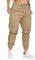 Cindeyar Herren Hosen Slim Fit Casual Jogger Sporthose Freizeithose Cargo Chino Jeans Hose (Khaki 01,M)